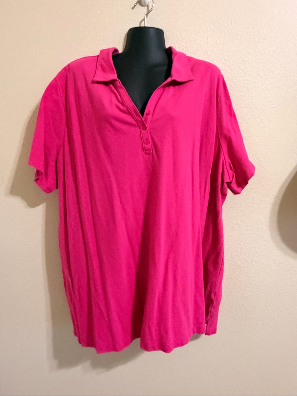 croft & barrow Vibrant Pink Short-Sleeve Polo